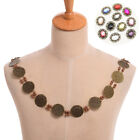 Retro Tudor Elizabethan Necklace Manmade Gemstone Necklace Livery Chain Collar