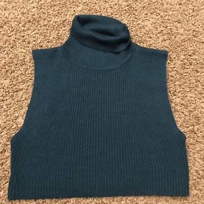 Camisa Specialty House Acrílico De Colección Cuello Alto Recortado Talla M Verde azulado Elástico A17 Foto 1 de 3