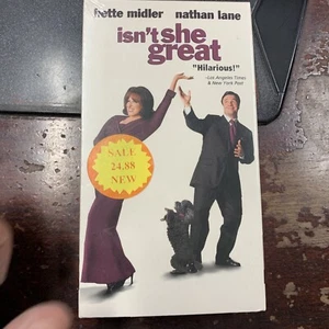 Isn't She Great (1999) - VHS Video Tape Movie - Bette Midler / Nathan Lane - Picture 1 of 4