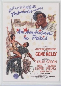 2007-08 Breygent Classic Vintage Movie Posters Gene Kelly Leslie Caron #41 a8x