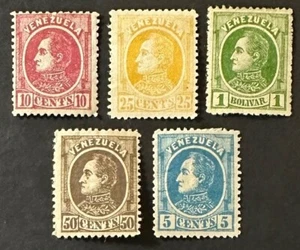 VENEZUELA 68 - 73 Very Nice Mint Hinged Set Missing 70 - Picture 1 of 1
