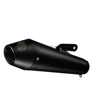 MARMITTA TERMINALE DI SCARICO UNIVERSALE LEOVINCE NERO MUFFLER KIT D. 54 mm - Picture 1 of 1