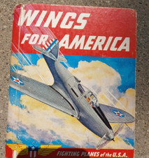 VINTAGE WW11 40'S WINGS FOR AMERICA FIGHTING PLANES OF THE USA THOMAS PENFIELD 