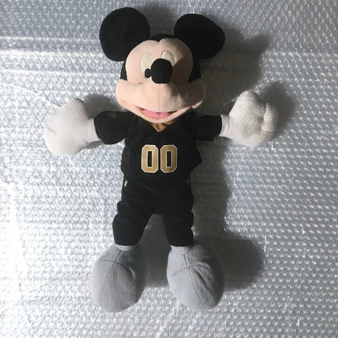 Disney NFL New Orleans Saints Mickey Mouse Plush (2011) | FREE SHIPPING Cover