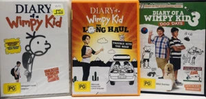 Diary Of A Wimpy Kid 1 + 3 - Dog Days + Long Haul | Region 4 DVD Set I Free Post - Picture 1 of 3