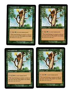 4x Wirewood Elf EX Onslaught Mtg Magic EDH 4x x4 - Picture 1 of 2