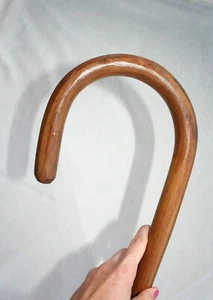 VTG TALL SHEPHERD'S HOOK HOLY IS THE LAMB OLD WALKING STICK Jr CHARLIE STAFF USA - Picture 1 of 16