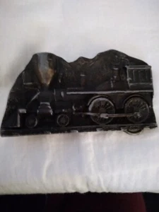 GÜRTELSCHNALLE - GEBRAUCHT - DAMPFLOKOMOTIVE - Bild 1 von 2