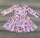 NEW Hocus Pocus Girls Long Sleeve Halloween Dress