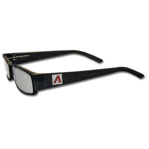 Arizona Diamondbacks Black Glasses Readers 2.50 Power [NEW] MLB Eye Glass Sun Cover