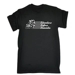 Adventure Before Dementia Motorbike T-SHIRT tee funny birthday gift present him - Picture 1 of 9
