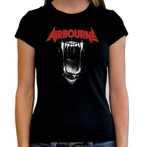 Camiseta mujer AIRBOURNE t shirt women hard rock heavy metal metalhead - Foto 1 di 2