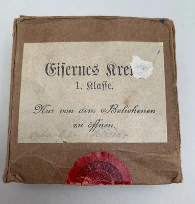 Überkarton für das Eiserne Kreuz 1.Klasse 1914 (591n) - Bild 1 von 4