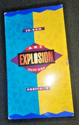CLIP-ART EXPLOSION - CD ROMS - WINDOWS - artists illustrators & ads- 9cd SET - Image 1 of 3