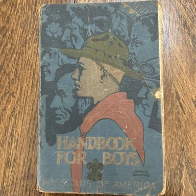 Vintage 1930s Boy Scouts of America Manual para Meninos Livro RARO 15ª impressão - Imagem 1 de 4