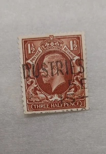 Great Britain King George V, Three Half Pence 1934-1936, watermark, Used NH - Picture 1 of 3