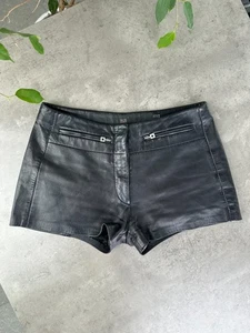 Marithe Francois Gibraud Leather Shorts Women`s Size 34 - Picture 1 of 12