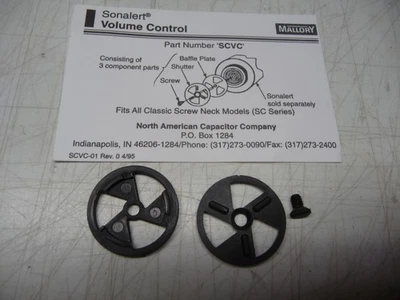 Mallory Sonalert #SCVC, Kit de Control de Volumen para Zumbadores, Nuevo, Lote de 8 Foto 1 de 3