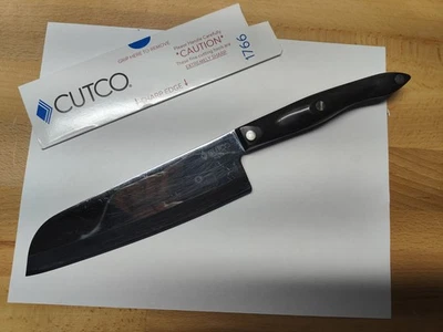 FRESHLY SERVICED BY THE CUTCO SERVICE CENTER!!! 1766 Santoku Knife - Image 1 of 2