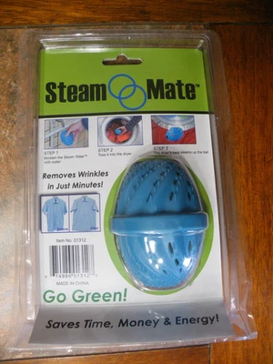 Steam Mate Wrinkle Remover Softens Fabric Dryer Laundry Reusable FREE SHIP - Image 1 of 4