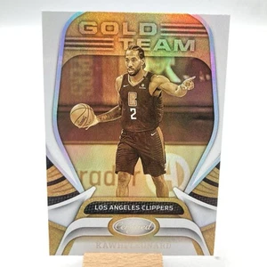 Equipo Oro Kawhi Leonard 2020-21 Certificado Panini #8 Los Angeles Clippers NBA - Imagen 1 de 2
