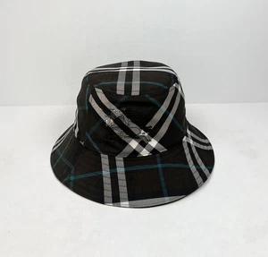 Size M - Burberry Check Bucket Hat🩶 100% Authentic/ Worn Once/ Retail $490! - Picture 1 of 6