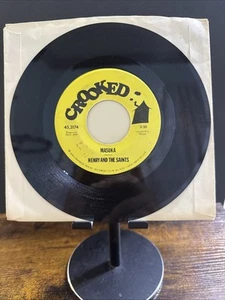 Henry And The Saints Kaii Koshii/ Masuka CROOKED HOUSE 45 Vinyl Record Rare - Picture 1 of 2