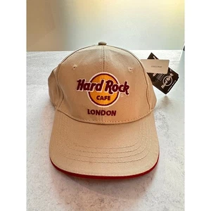 Gorra de béisbol Hard Rock Café London caqui logotipo clásico talla única nueva con etiquetas - Imagen 1 de 4