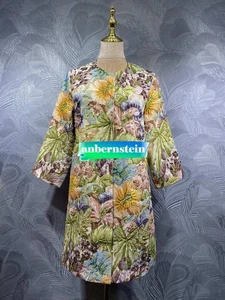 Langer Mantel Damen Neu Rundhals Jacquard Perlen Herbst 2025 Mode - Bild 1 von 5