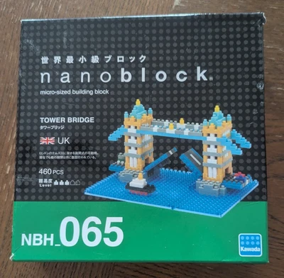 Nanoblock Tower Bridge Micro-Sized Building Block Set NBH065 - Image 1 of 3