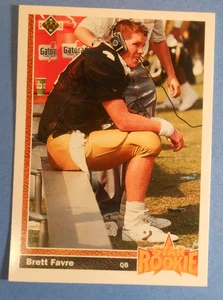 1991 Upper Deck #13 Brett Favre Rookie Card - Bild 1 von 6