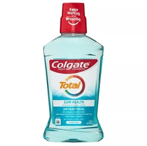 Colgate Total Gum Health Alcohol Free Mouthwash, Clean Mint - 500mL, 16.9 Fluid - Picture 1 of 2