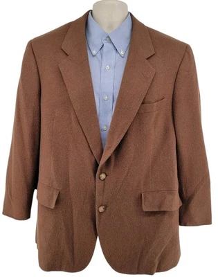 Blazer Hart Schaffner Marx cabelo de camelo 44S marrom casaco esportivo 100% cabelo de camelo EUA - Imagem 1 de 4