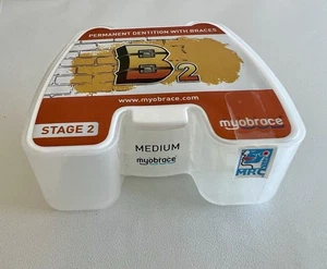 Myobrace für Zahnspangen Stage 2 B2 Ortho Trainer Gerät Medium Clear MRC Original - Bild 1 von 1