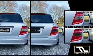 TINTLAYS passend für Mercedes C Klasse T-Model S204 Folienset Sticker Rücklicht - Bild 1 von 4