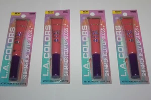 L.A. Colors Shimmer Jelly Lip Gloss C68984 Juiciness Lot Of 4 In Box - Picture 1 of 2