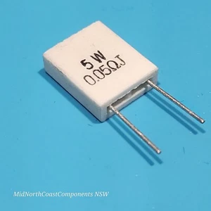 BPR56 5W 0.05RΩ 5% Non-inductive Ceramic Cement Resistors 0R05 Ohm - Picture 1 of 6