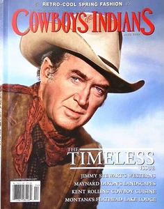 Cowboys & Indians April 2020 Timeless Issue Jimmy Stewart Westerns Landscapes - Picture 1 of 11