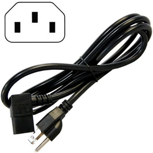 6ft AC Power Cord Right Angle for Samsung FP HL HP LN PL PN SP Series DEL LCD TV - Picture 1 of 9