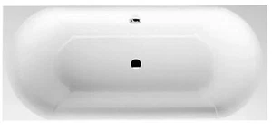 Quaryl Badewanne 170x75 Duo Wanne Einbauwanne Rechteckwanne Mittelablauf weiß - Bild 1 von 5