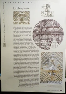 Treasure Notre Dame Framework Stamp 2024 FDC Philatelic Document First Day - Picture 1 of 1