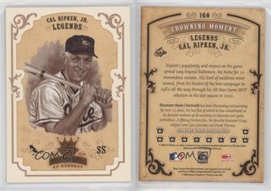 2004 Donruss Diamond Kings Legends Bronze Framed Sepia Cal Ripken Jr #160 HOF