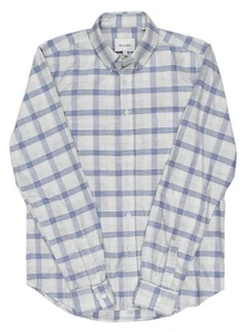 NEW MENS STEVEN ALAN USA PLAID BUTTON FRONT SHIRT S - Picture 1 of 2