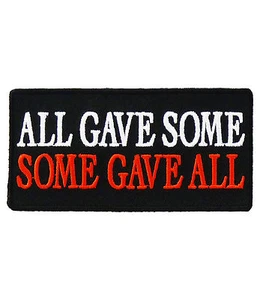 All Gave Some Some Gave All Patch, POW MIA Aufnäher - Bild 1 von 1