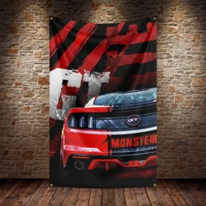 Ford Mustang Shelby GT500 Supercar Modell Flagge Banner 3x5 Fuß Dekor Heim Garage - Bild 1 von 5