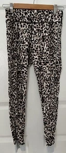 THE UPSIDE women yoga fitness leggings ANIMAL PRINT Leopard Print Size 8 US - Picture 1 of 21