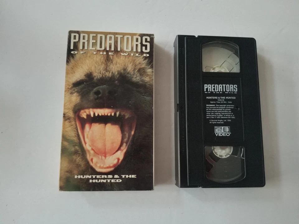Predators Of The Wild - Hunters & The Hunted (VHS, 1992, Time Life) - Image 1 of 1