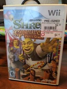 Shrek's Carnival Craze Party Giochi Nintendo Wii Completo Usato - Foto 1 di 1