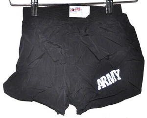 US Army Soffe Physical PT 2.5" Inseam Black Shorts Kids Sz Small 8 NWOT - Picture 1 of 3
