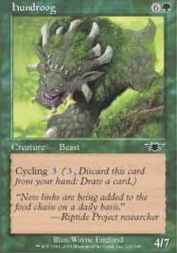 Hundroog - Foil ~ Lightly Played Legions MTG Magic UltimateMTG Green Card - Image 1 of 1